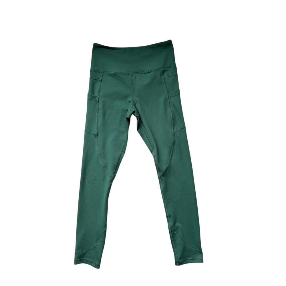 Zyia Active Light And Tight Green High-Waisted Pocket Leggings Size 4